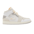 Jordan 1 Mid SE Craft Inside Out White Grey (GS)