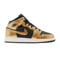Jordan 1 Mid SE Metallic Gold Black (GS)