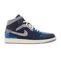 Jordan 1 Mid SE Craft Obsidian French Blue Ashen Slate White
