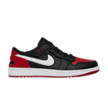 Jordan 1 Low FlyEase Black White Gym Red