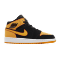 Jordan 1 Mid SE Black Vivid Orange (GS)