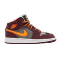 Jordan 1 Mid SE Plaid (GS)