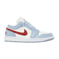Jordan 1 Low Blue Whisper Dune Red (Women's)