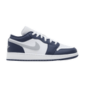 Jordan 1 Low Midnight Navy Wolf Grey (GS)