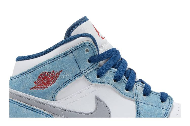Jordan 1 Mid SE French Blue Light Steel (GS)