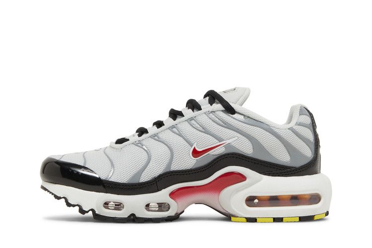 Nike Air Max Plus Photon Dust Particle Grey Black Varsity Red (GS)