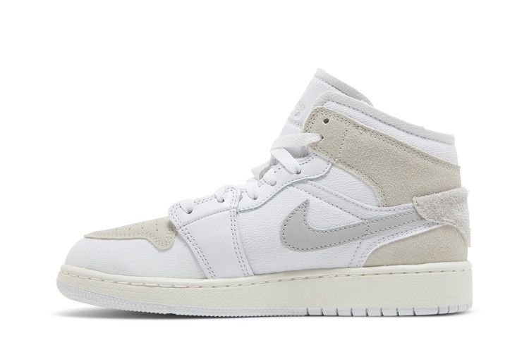 Jordan 1 Mid SE Craft Inside Out Tech Grey (GS)