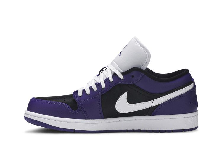 Jordan 1 Low Court Purple Black