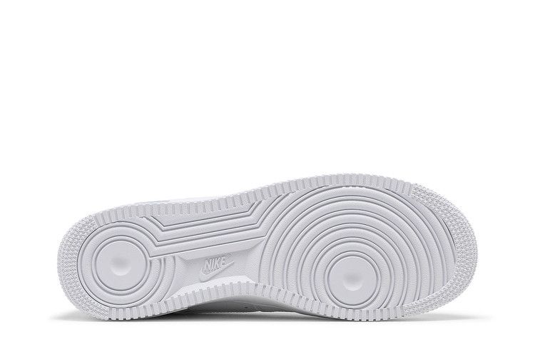 Nike Air Force 1 Low Triple White Tumbled Leather