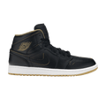 Jordan 1 Retro Mid Black Metallic Gold