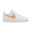 Nike Air Force 1 Low Oversized Swoosh White Orange Peel