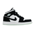 Jordan 1 Mid White Black Teal Tint (GS)