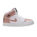 Jordan 1 Mid White Rose Gold (GS)