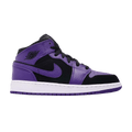 Jordan 1 Mid Black Dark Concord (GS)