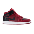 Jordan 1 Mid Team Red Black White (GS)