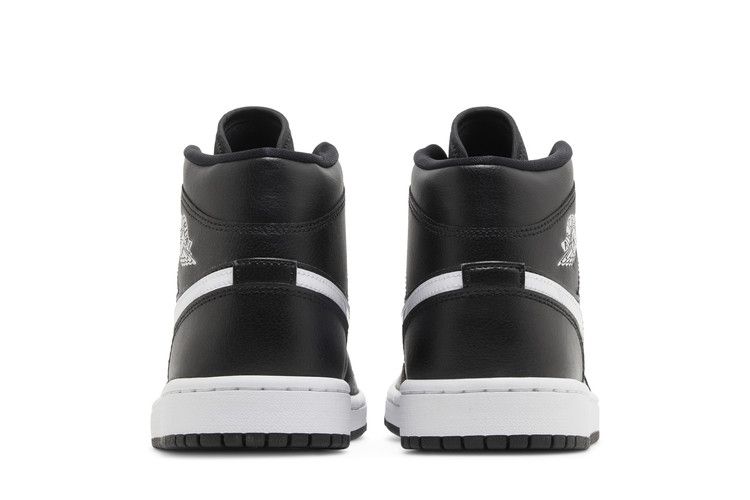 Jordan 1 Mid Black White (Women's)