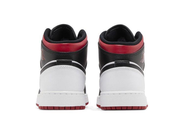 Jordan 1 Mid Gym Red Black Toe (GS)