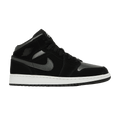 Jordan 1 Mid White Black Grey (GS)