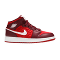 Jordan 1 Mid SE Red Quilt (GS)