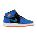 Jordan 1 Mid Racer Blue Green Abyss (GS)