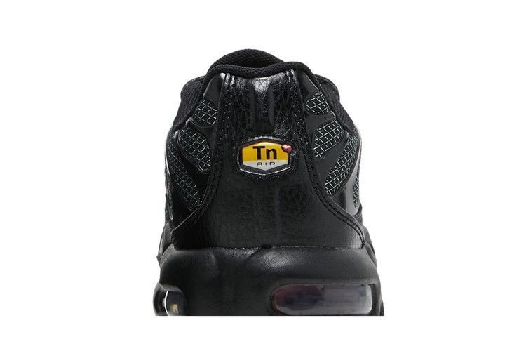 Nike Air Max Plus Black University Red Reflective Silver (GS)