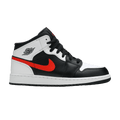 Jordan 1 Mid White Black Chile Red (GS)