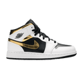 Jordan 1 Mid White Gold Black (GS)