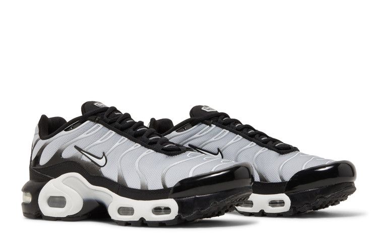 Nike Air Max Plus Black Metallic Silver White (GS)