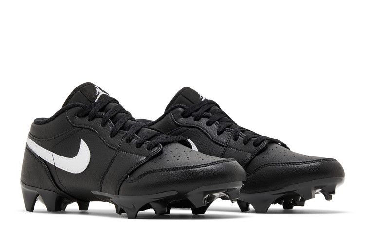 Jordan 1 Low TD Cleat Black White