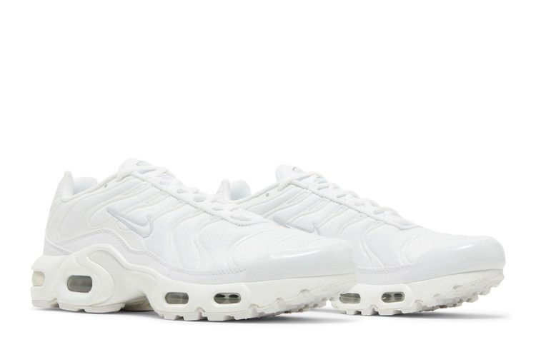 Nike Air Max Plus White Metallic Silver (GS)
