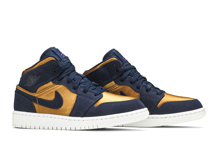 Jordan 1 Mid Obsidian Desert Ochre (GS)