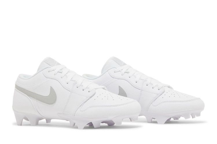 Jordan 1 Low TD Cleat White Grey Fog