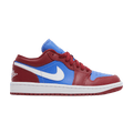 Jordan 1 Low Pomegranate Medium Blue (Women's)