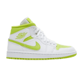 Jordan 1 Mid White Lime (Women's)