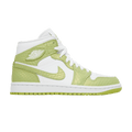 Jordan 1 Mid Green Python (Women's)
