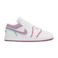 Jordan 1 Low White Light Bordeaux (GS)