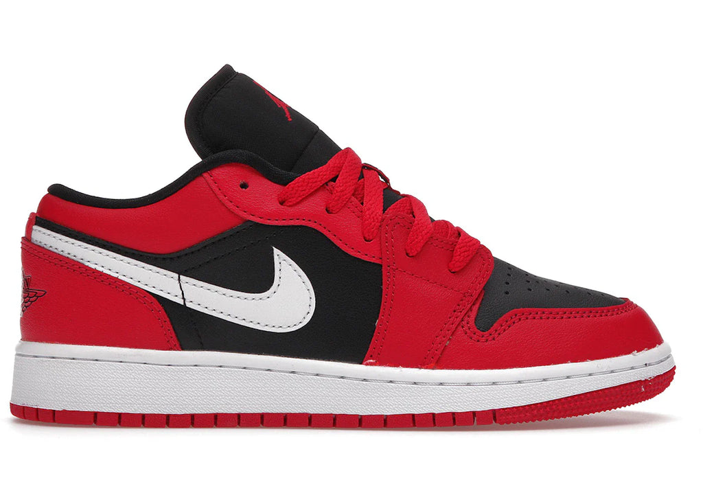 Jordan 1 Low Black Very Berry (GS)