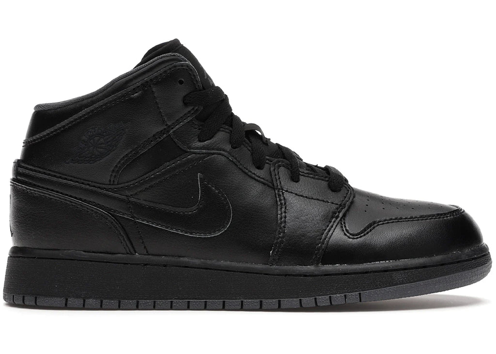 Jordan 1 Mid Black Dark Grey Outsole (GS)